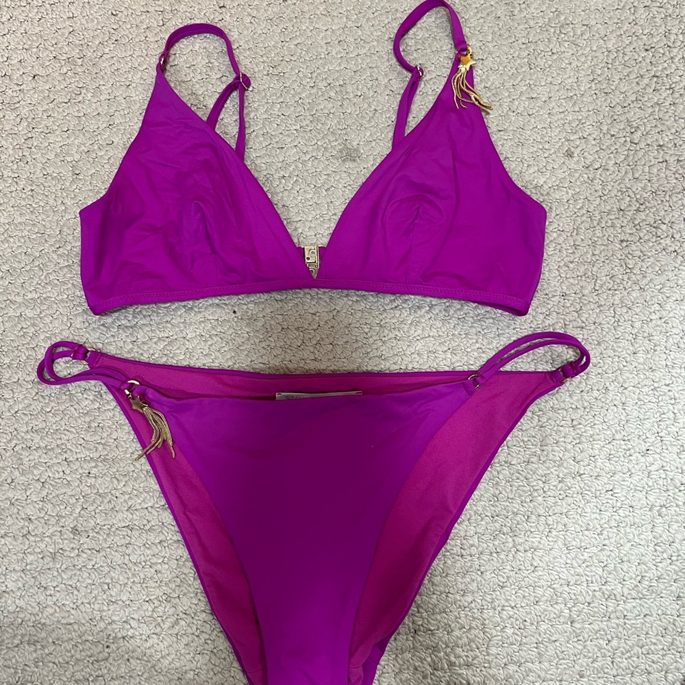 Stella McCartney Fuchsia Bikini Set
